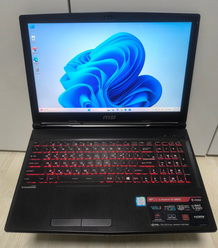 MSI 게이밍 노트북 i7-8750H 이미지