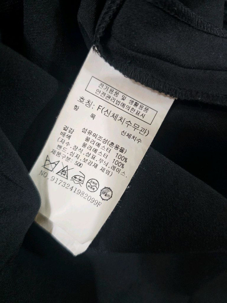 [F] 스튜디오 톰보이 배색 카라넥 오버핏 원피스 빅사이즈 이미지