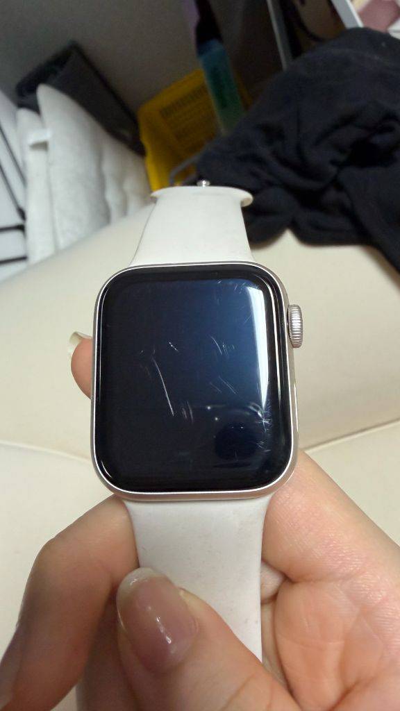 애플워치 40mm 스타라이트 gps 이미지