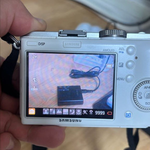 삼성 NX-100 풀세트컴팩트 디지털카메라. 라이트까지 이미지