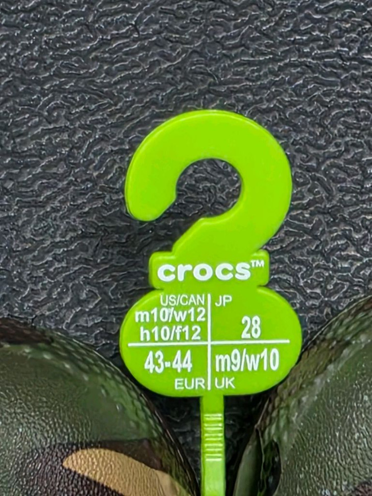 크록스 카모 클로그 M10/W12 (280mm) 새상품 이미지