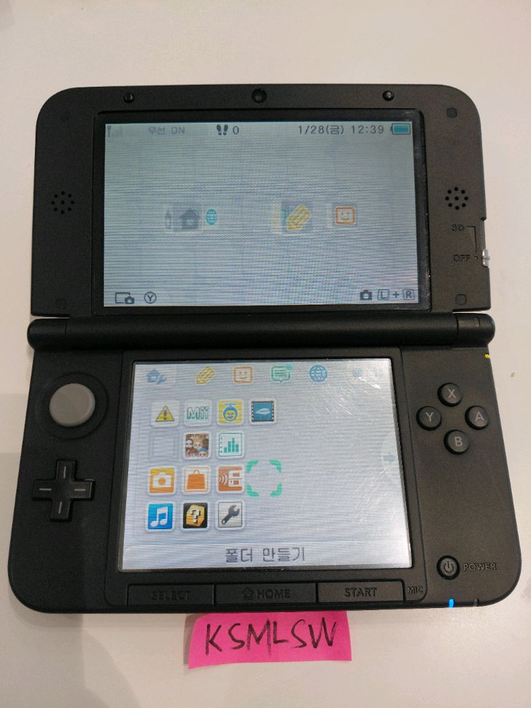 닌텐도 3ds xl 구큰다수 블랙 아주 깨끗해요 이미지