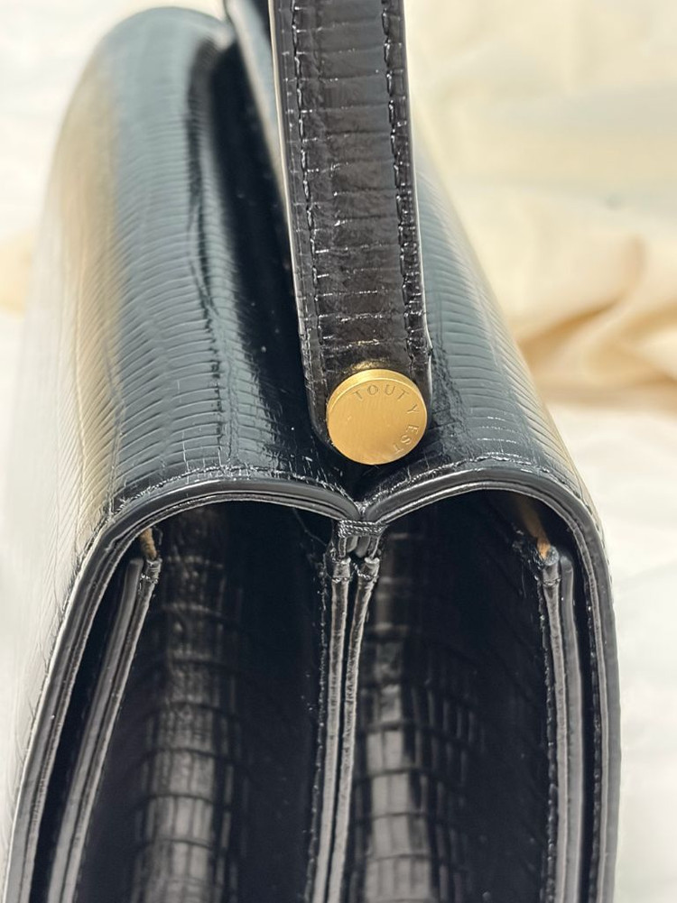 투티에 포멜 미니백 블랙 리자드 이미지