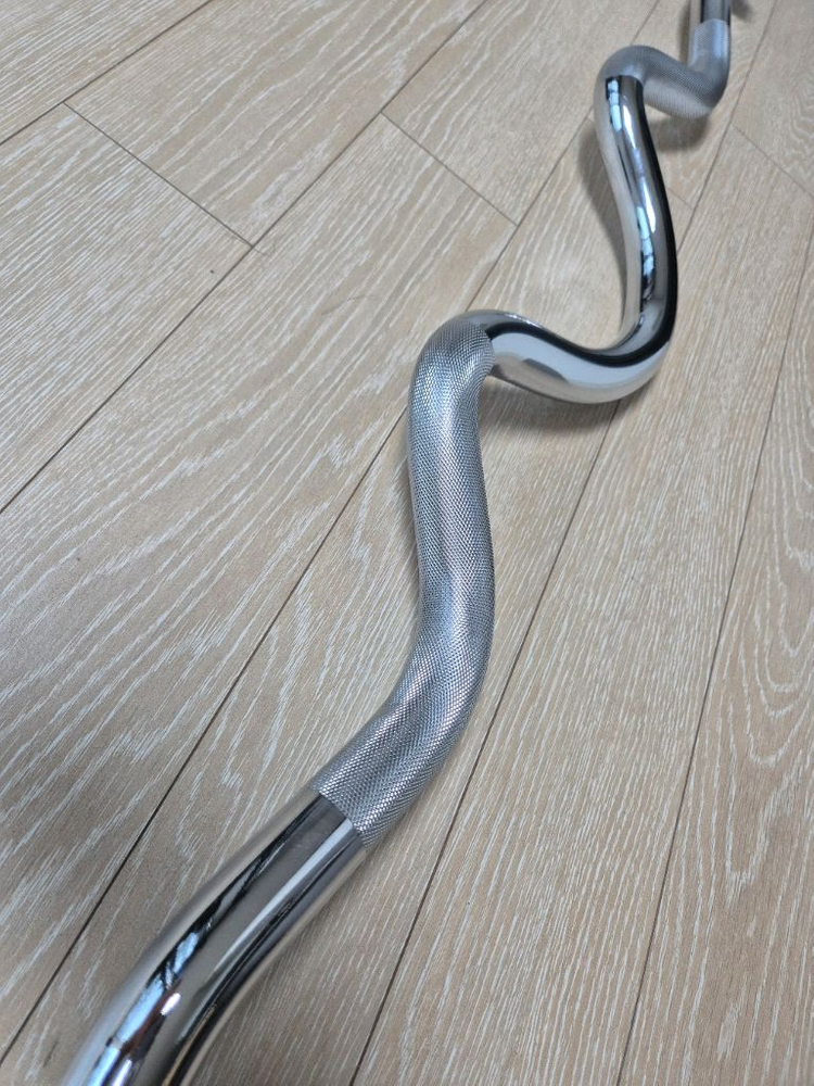 [신품급] 와일든 스텐 바벨 1900 중량봉, 이지바 1300 슈퍼 컬바, 10kg 원판, 정품 맥그립, 풀업밴드 이미지