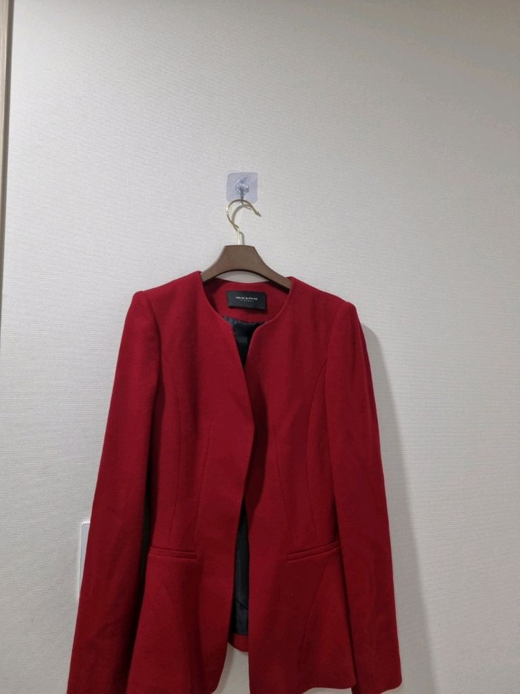 모조에스핀 여성 자켓 레드 상태굿 이미지