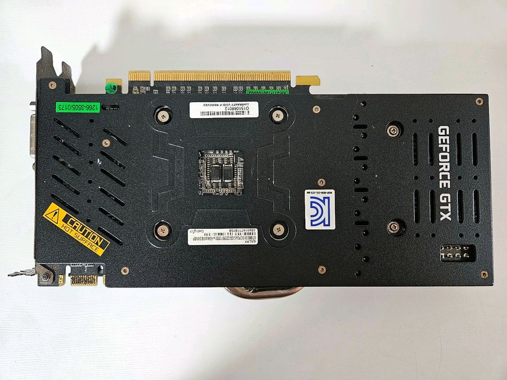 갤럭시 GALAX 지포스 GTX960 EXOC D5 2GB BLACK LABEL 이미지