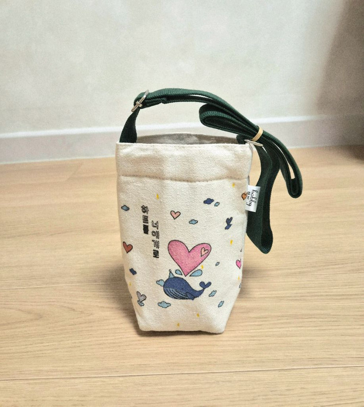 새상품> diy 물병 파우치백 (보틀백, 텀블러백,물병가방) 이미지