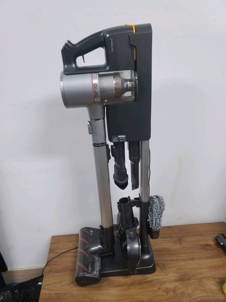 LG 코드제로무선청소기 A9 A958SA(삼성배터리 56분&40분 작동,물걸레키트포함,전체 청소완) 이미지
