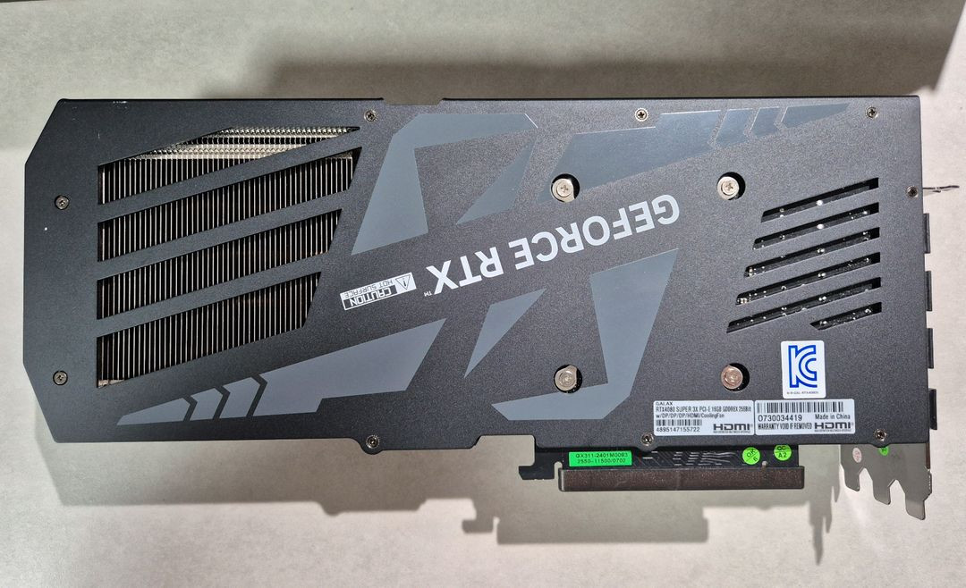 갤럭시 GALAX 지포스 RTX 4080 SUPER 16GB (4080super) 이미지