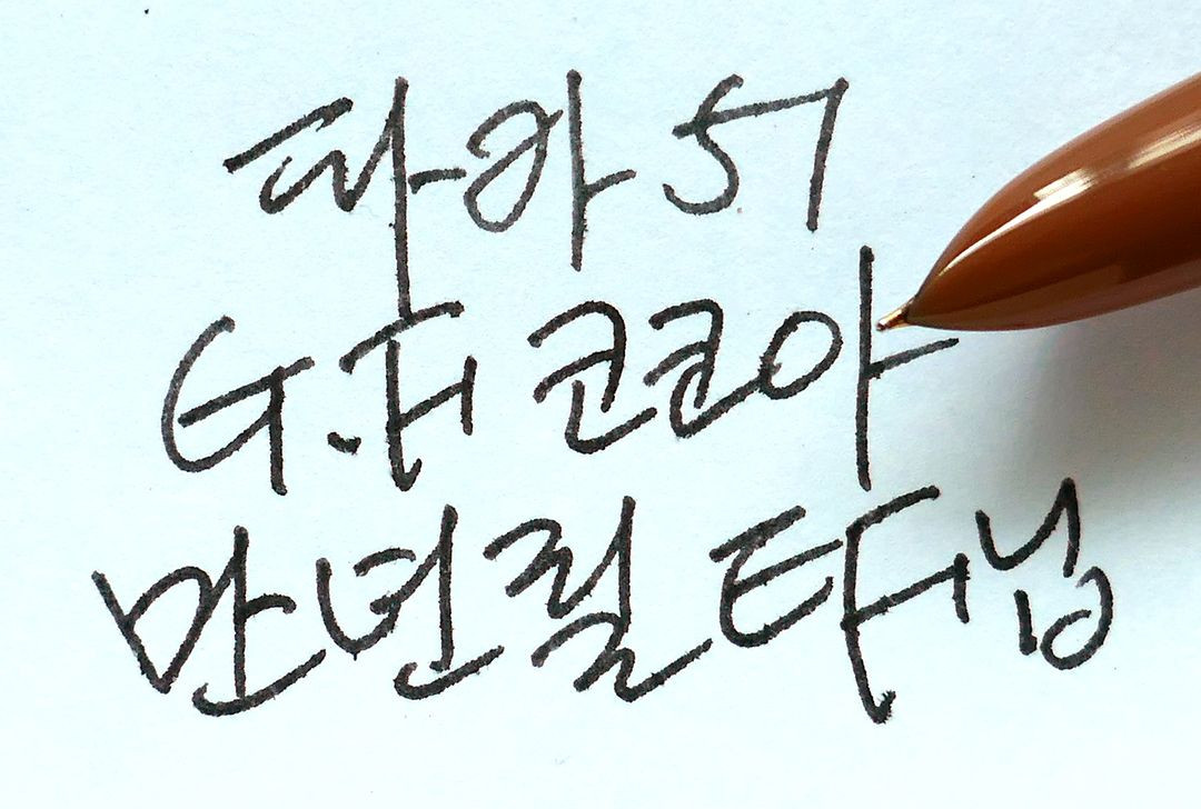 파카 51 만년필 골드필드 코코아색 -EF 이미지