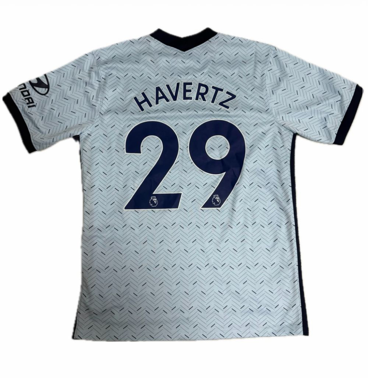 EPL 20/21 첼시 어웨이 카이 하베르츠 유니폼입니다 이미지