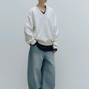 문달 데님 Denver curved denim light blue L사이즈 이미지