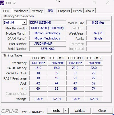 AFOX DDR4 3200 8GB 1X 팝니다 이미지