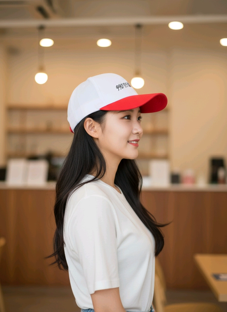 상표적힌 볼캡모자 썬캡 운동회 단체모자 이미지