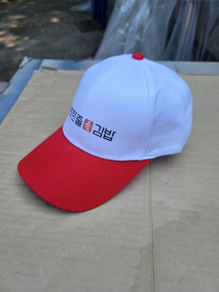 상표적힌 볼캡모자 썬캡 운동회 단체모자 이미지