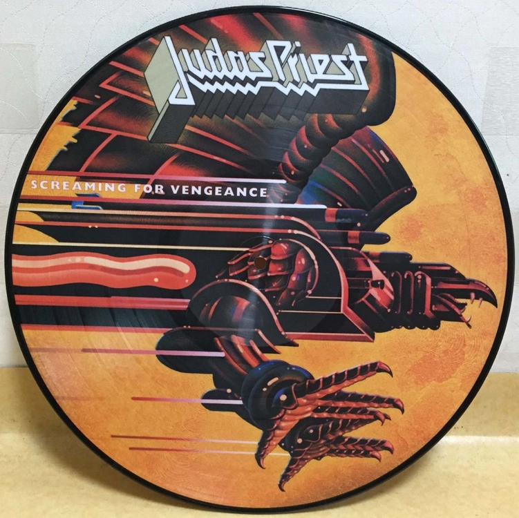 LP ; judas priest - screaming 주다스 프리스트 픽쳐디스크 엘피 음반 hard rock 이미지