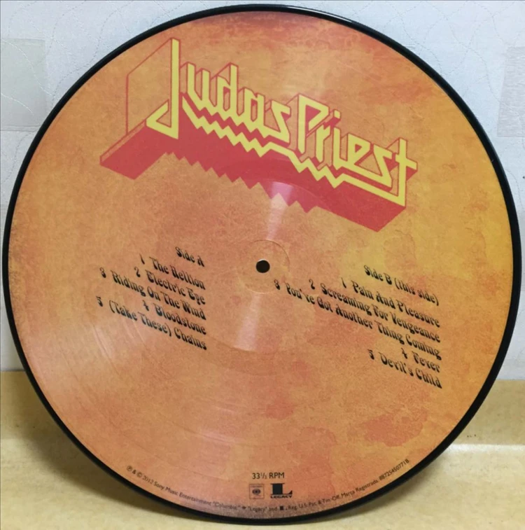 LP ; judas priest - screaming 주다스 프리스트 픽쳐디스크 엘피 음반 hard rock 이미지