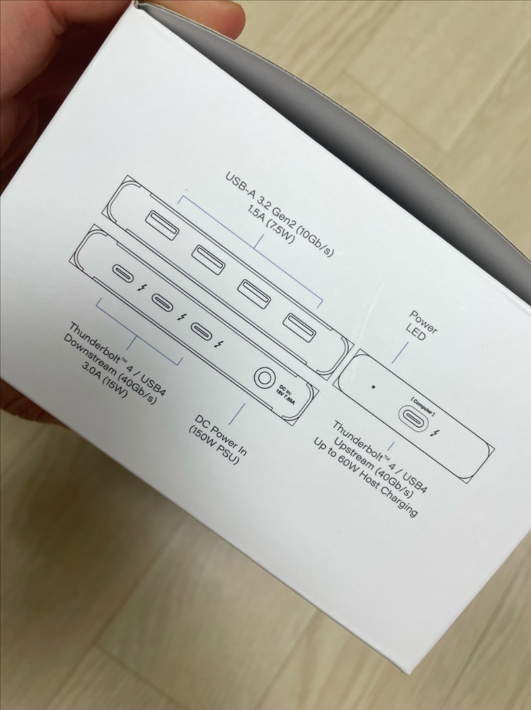 칼디짓 썬더볼트 4 Element Hub 엘레멘트 허브 독 (TBT4) 이미지