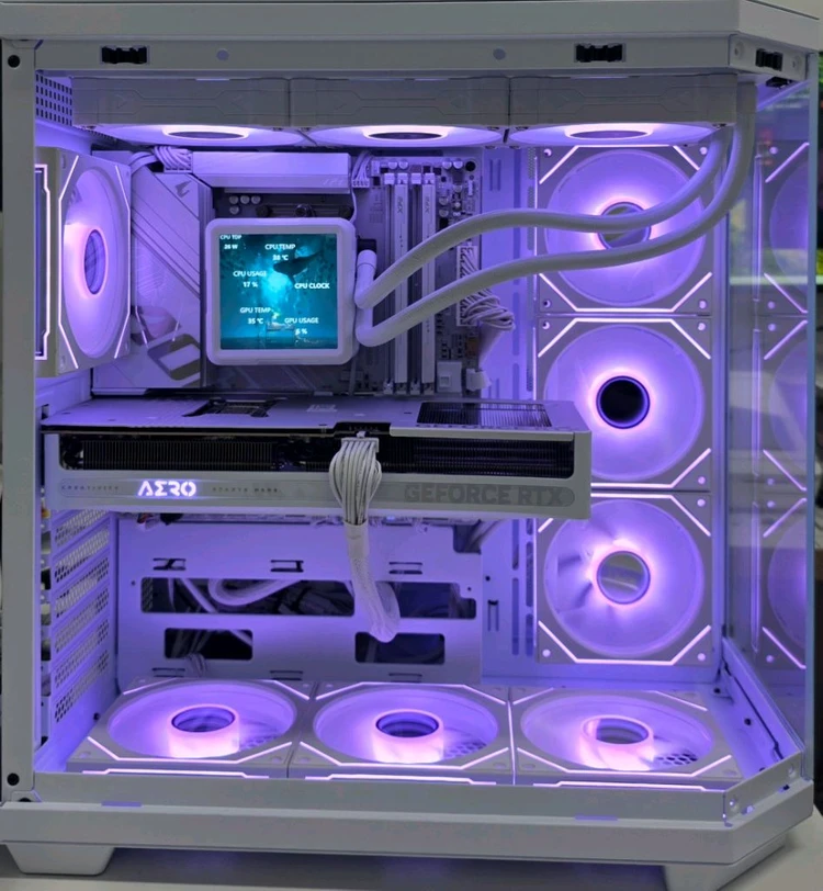 9800x3d, 5080 화이트 튜닝pc팝니다 이미지