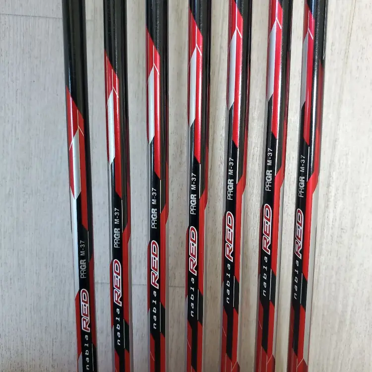 PRGR iD nabla RED 아이언세트 7개구성세트 카본샤프트 골프채 이미지