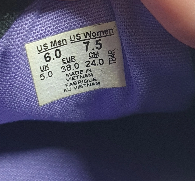 반스 어센틱 로우 프로 팝 블랙 퍼플 240mm 이미지