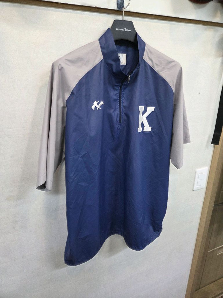 나인스포츠 k 44 로고 반집업 웜업 반팔 115 이미지