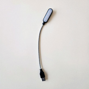 휴대용 USB 라이트 키보드 조명 독서 램프 보조배터리 전원 미니 LED 이미지