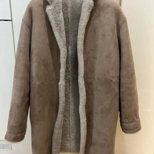 띠어리 가죽 무스탕코트 시어링 (새상품급) 이미지