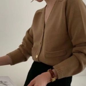 리본빛 모네마켓 루소 캐시미어 가디건 이미지