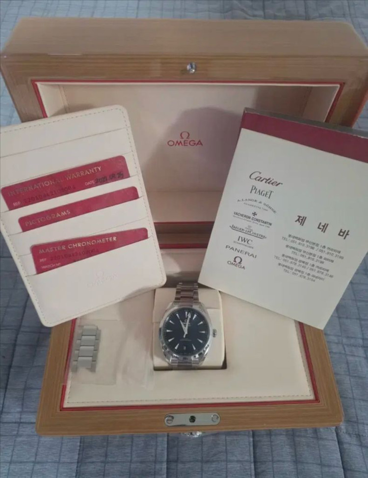 오메가 아쿠아테라 청판 41mm 새상품급 이미지
