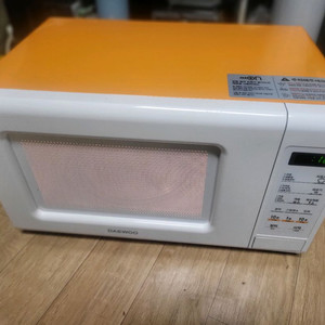 대우 전자레인지 오렌지색 이미지