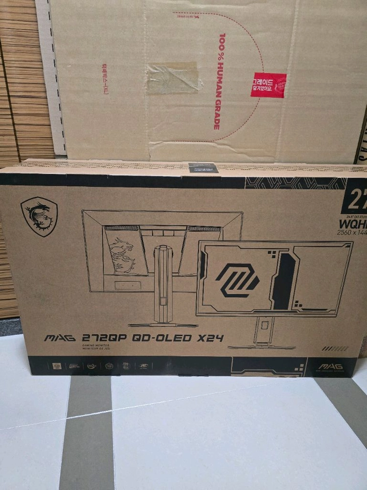 (미사용)MSI 272QP OLED 모니터 판매합니다 이미지