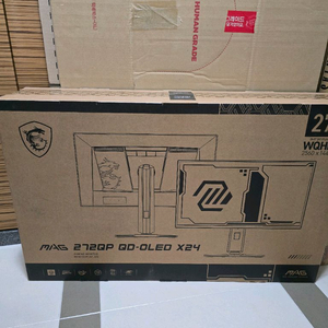 (미사용)MSI 272QP OLED 모니터 판매합니다 이미지