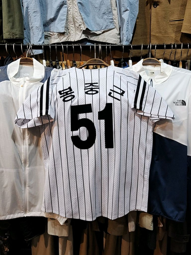 (M) 엘지트윈스 야구져지 반팔 LG 봉중근 마킹 유니폼 이미지