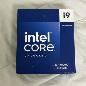 인텔코어 i9 CPU(미개봉 새상품) 이미지