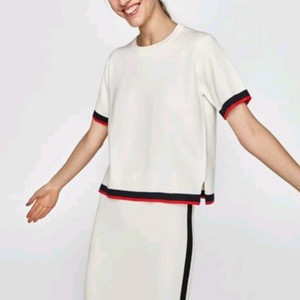 M) ZARA 자라 반팔 니트 이미지