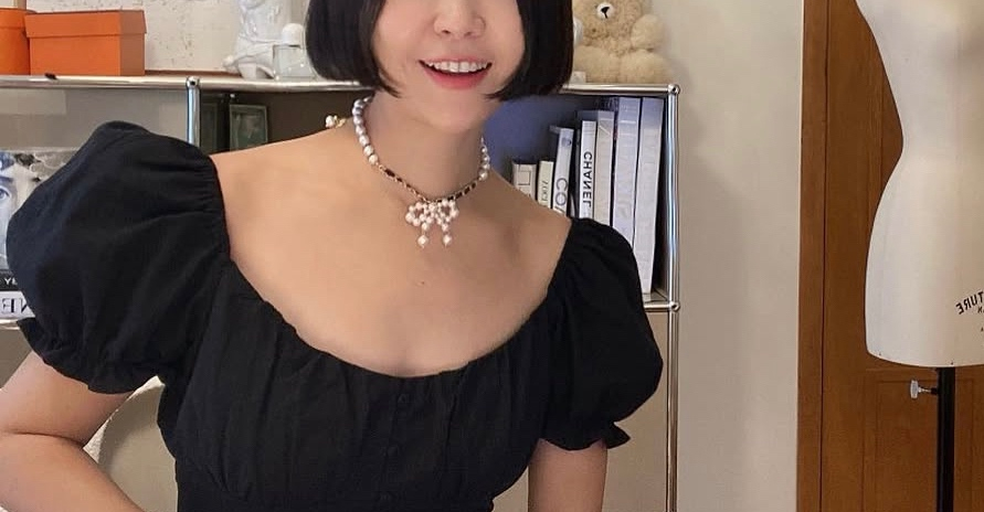 설렘진주 키미스튜디오 리본 목걸이 이미지
