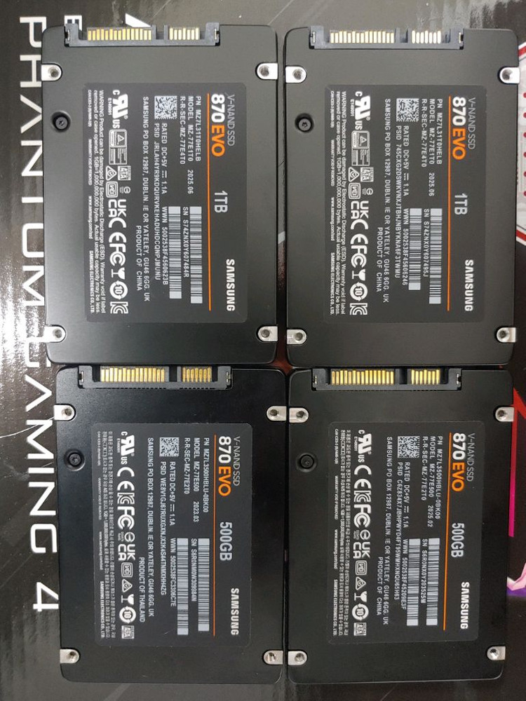 삼성 870evo 1tb 500gb 판매합니다. 이미지