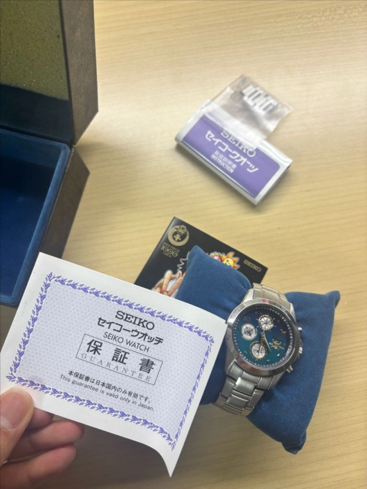 세이코 원피스 1000화 기념 크로노그래프 이미지