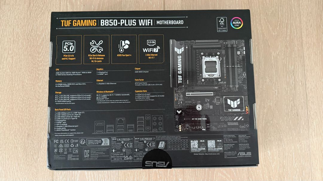 (미개봉) ASUS TUF Gaming B850-PLUS WIFI 메인보드 이미지
