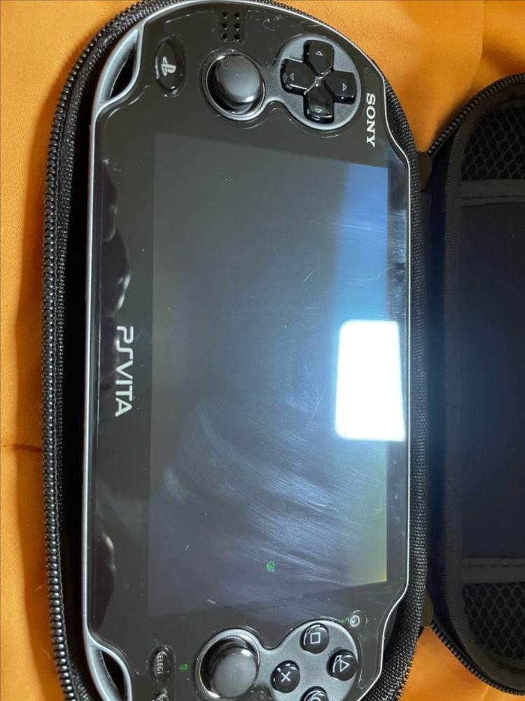 플스1세대 PS VITA OLED 커피 비타 512 기가 판매합니다 풀박스 풀패키지 케이스+파우치 이미지