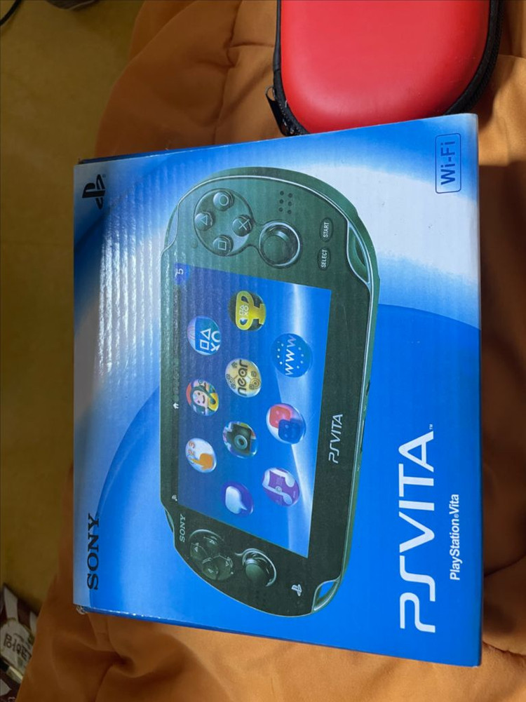 플스1세대 PS VITA OLED 커피 비타 512 기가 판매합니다 풀박스 풀패키지 케이스+파우치 이미지