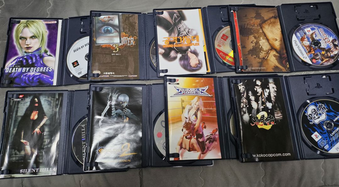 플스2 ps2 게임 팝니다 이브버스트, 사힐런트힐 , 클락타워 , 메탈기어 ,디지털데빌사가 이미지