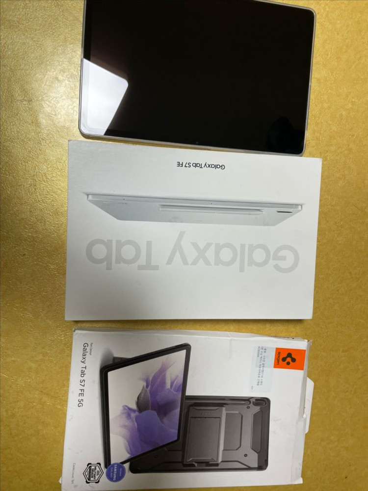 갤럭시탭 S7 FE WIFI 64기가 +키보드+미스틱 실버 색상 새제품급 판매 이미지