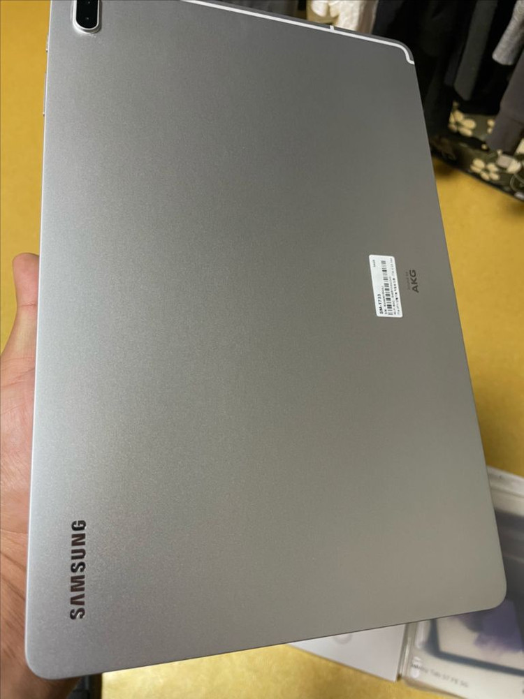 갤럭시탭 S7 FE WIFI 64기가 +키보드+미스틱 실버 색상 새제품급 판매 이미지