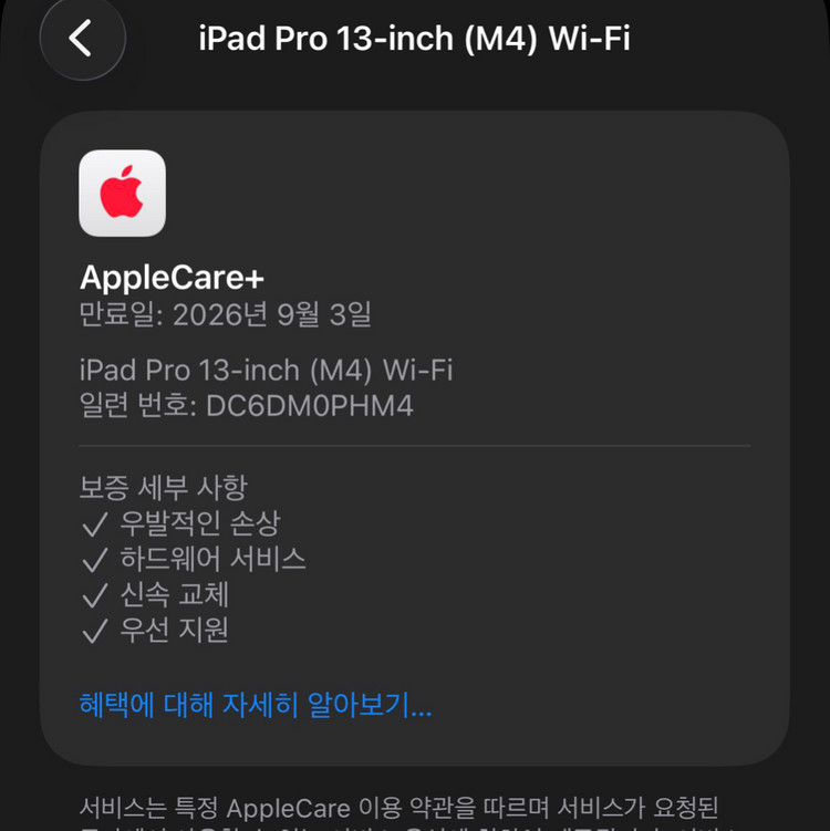 [S급/애케플] 아이패드 프로 13인치 M4 256GB 와이파이 스블 이미지