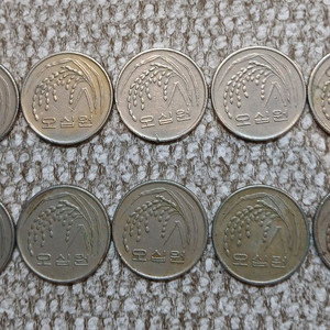 1988년 50원 동전 10개 일괄 이미지
