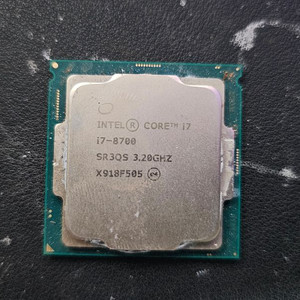 인텔 i7-8700 cpu 팔아요 이미지