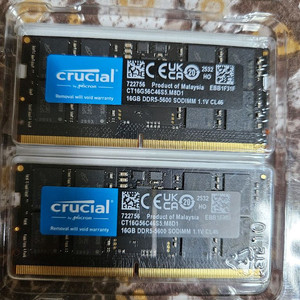 ddr5 5600 32기가 노트북용 미개봉 이미지