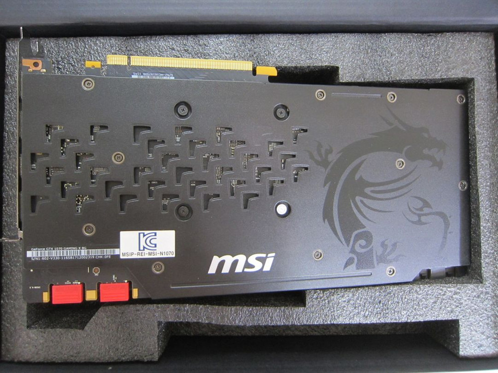 MSI GTX1070 게이밍 X D5 8GB 트윈프로져6 이미지